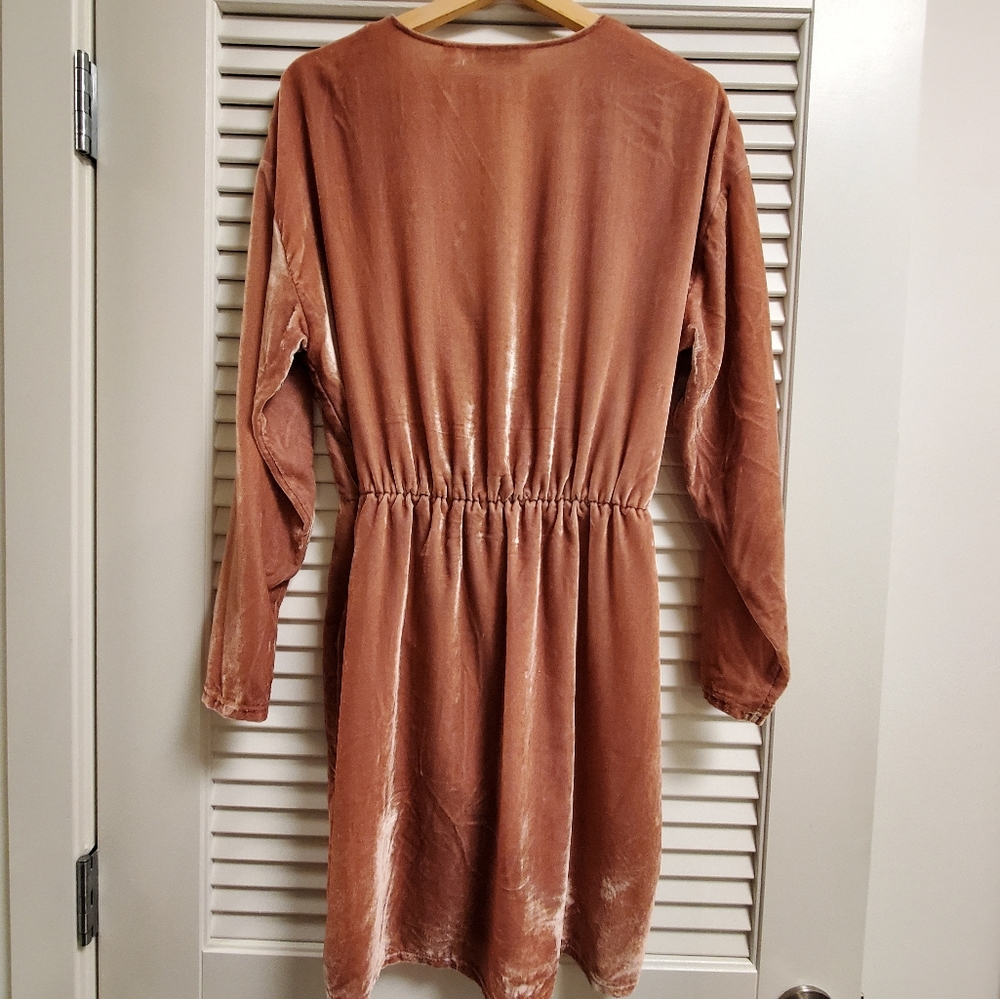 & Other Stories Velvet Dress - Gem